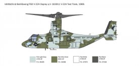 Italeri 1463 plastikový model vrtulník 1463 - V-22A Osprey (1:72)