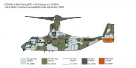 Italeri 1463 plastikový model vrtulník 1463 - V-22A Osprey (1:72)