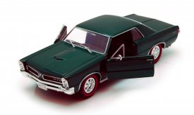 Model auta Welly Pontiac 1965 GTO (zelená tmavá) 1:24