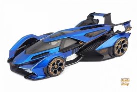 Lamborghini V12  modrá metla
