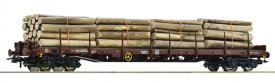 ROCO 76574 Plošinový vůz se dřevem HO Rs SBB