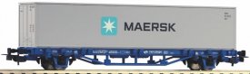 PIKO 97162 H0 Kontejnerový vůz Lgs579 MAERSK, PKP, Ep.VI