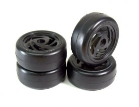 Sada kol 1:10 slick black 4ks