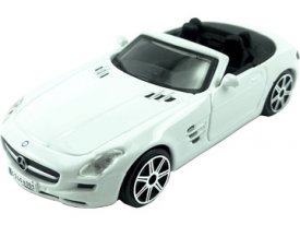 Bburago MB SLS AMG Cabrio bílá