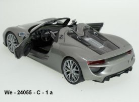 Porsche 918 Spyder 1:24 silver