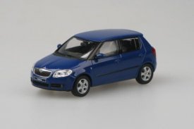 Škopda Fabia II 2006 1:43 modr