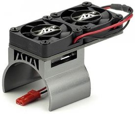 Chladič s dvojitým ventilátore