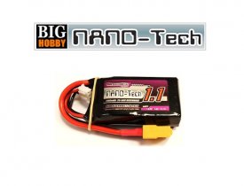 Lipol NANO Tech 1100mAh 3S 25C