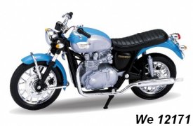 Welly 1:18 Triumph 2002 Bonneville (blue)