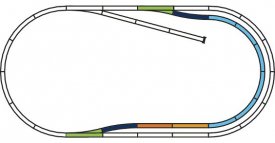 PIKO 55321 SET C s podložím