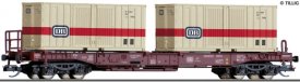 Tillig 18154 TT Kontejnerový vůz Sdkms707, DB, Ep.IV