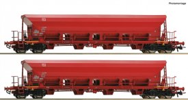 ROCO 67087 H0 2ks Výsypný vůz Facs, DBAG, Ep.VI