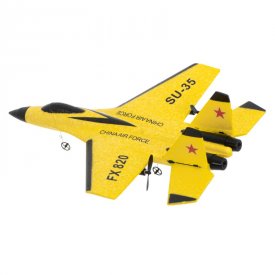 RC letadlo SUCHOJ SU-35 žlutá