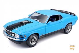 Maisto 1970 Ford Mustang Mach 1 Modrý 1:18