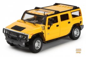 Model auta maisto 1:24 2003 Hummer SUV Version žlutý